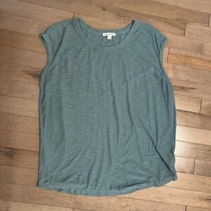 Standard James Perse Sleeveless Dark Blue Teal Tank Top Shirt Large